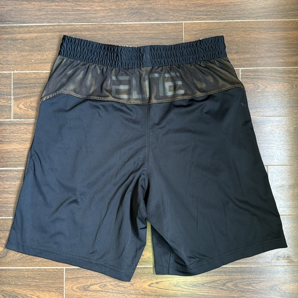 Nike Elite Shorts - Black & Gold - Size M - Like New - Picture 2 of 2